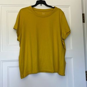 Madewell yellow whisper tee